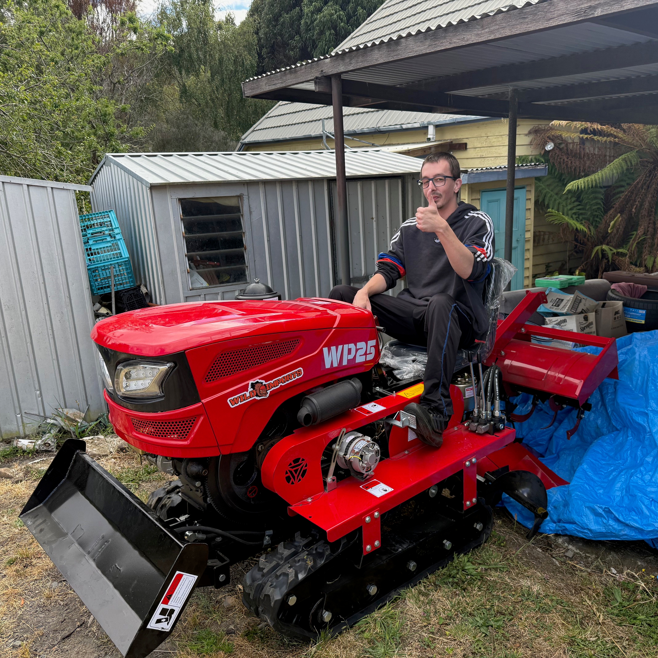 25HP Rotary Tiller delivered to Llyod and Jake in Dover