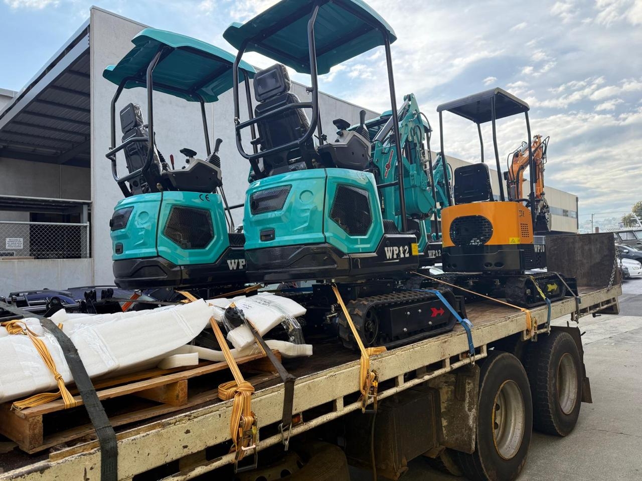 New mini excavator deliveries in July 2025