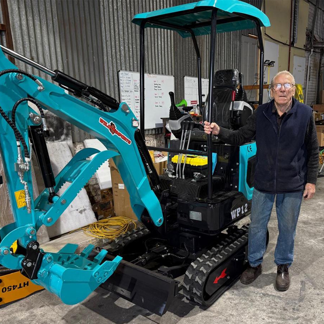 Another upgraded WPS-12 Mini Excavator has been picked up!