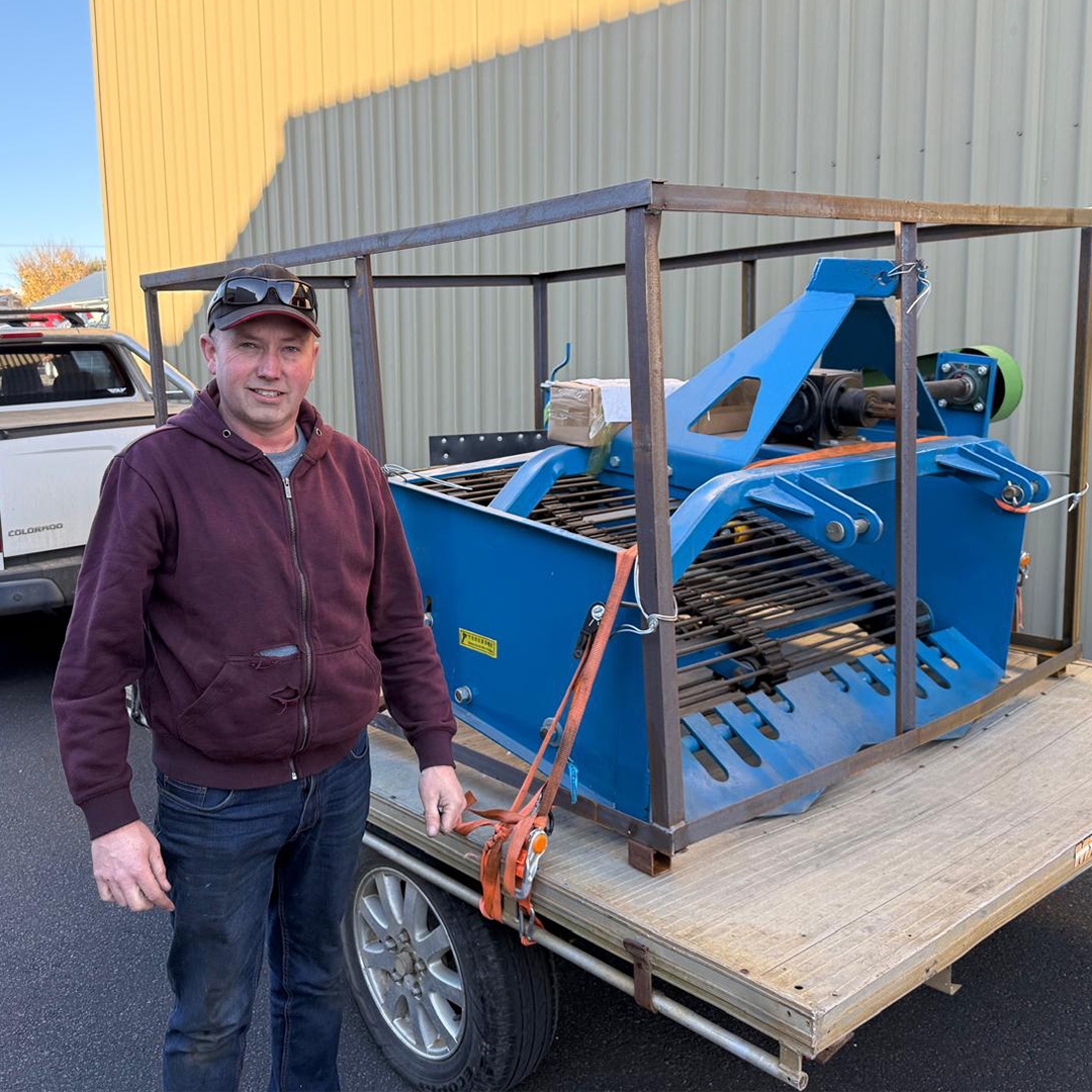 Fresh off the container - new farm equipment deliveries!