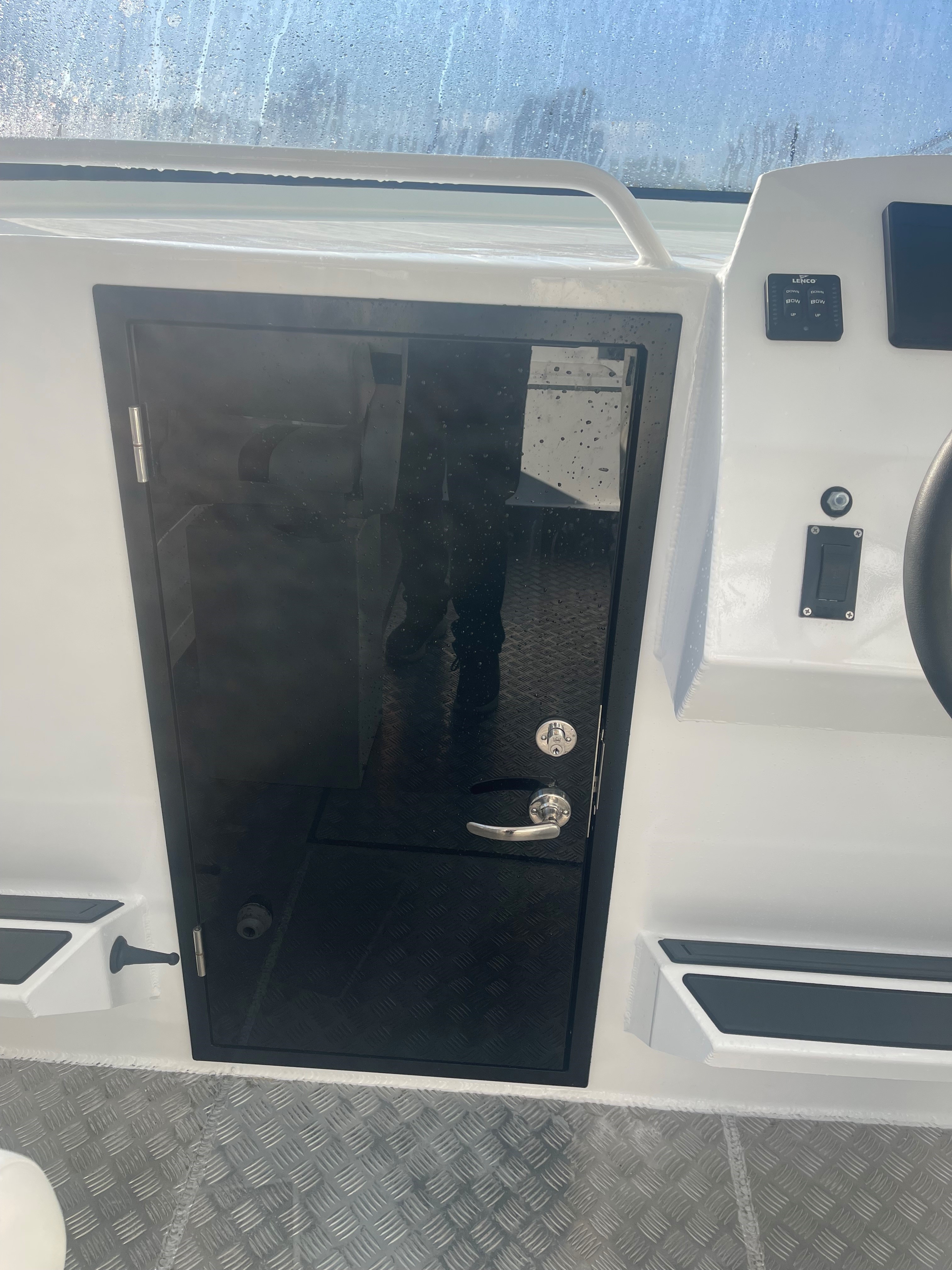 6.25 Blue Cabin Door